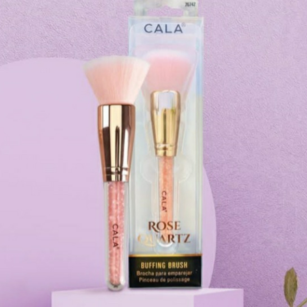 ROSE QUARTZ BUFFING BRUSH